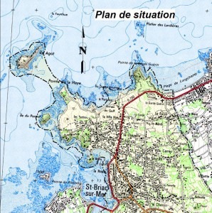 Saint-Briac : plan de situation